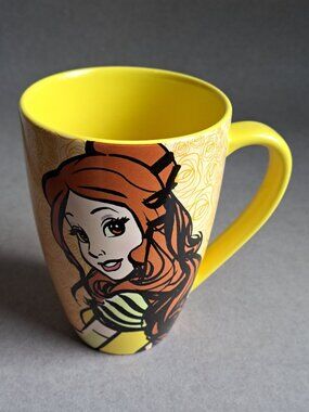 Belle: Mornings USED Coffee Mug (Disney Parks, Beauty and the Beast) PM